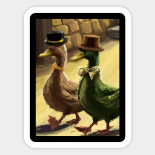 Two ducks Sticker